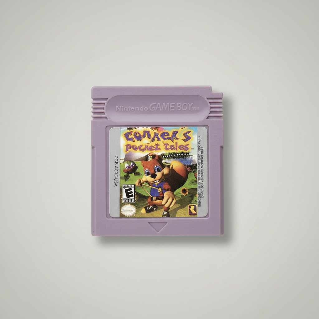 Conker's Pocket Tales for Gameboy Color – front view