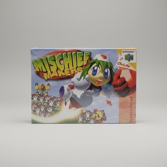 Mischief Makers for Nintendo 64 – front view