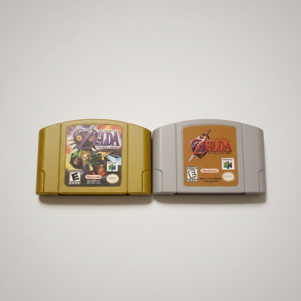 The Legend of Zelda Ocarina of Time and Majora's Mask N64 Bundle – photo 5 of 12