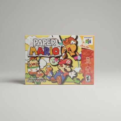 Paper Mario for Nintendo 64 – front view