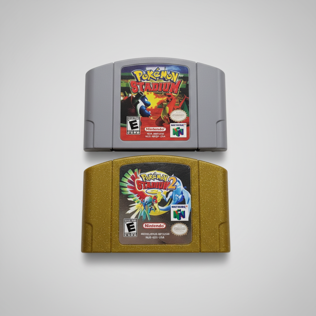 Pokemon Stadium 1 & 2 Nintendo 64 Game Cartridge Bundle – photo 8 of 11