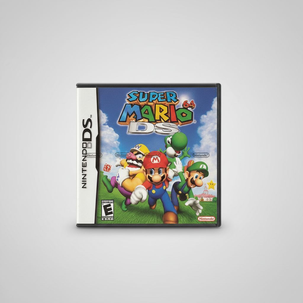 Super Mario 64 Nintendo DS Game – front view