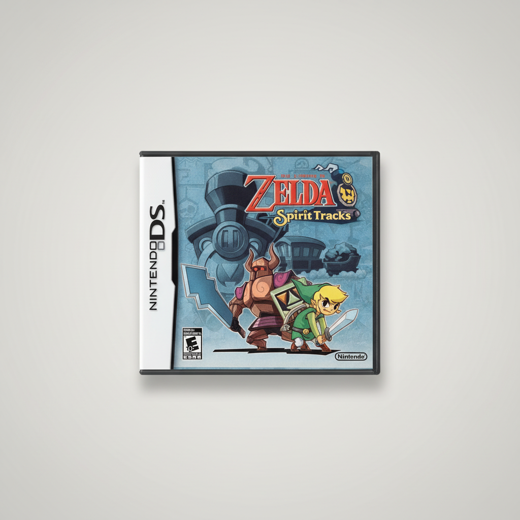The Legend of Zelda: Spirit Tracks for Nintendo DS with Case – front view