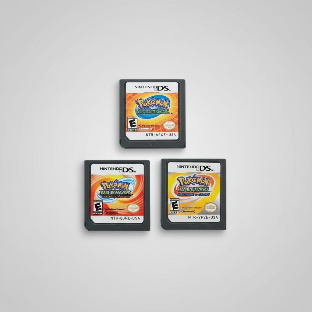 Pokemon Ranger, Shadows of Almia, & Guardian Signs Nintendo DS – front view