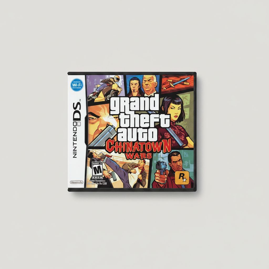 Grand Theft Auto: Chinatown Wars for Nintendo DS with Custom Case – front view