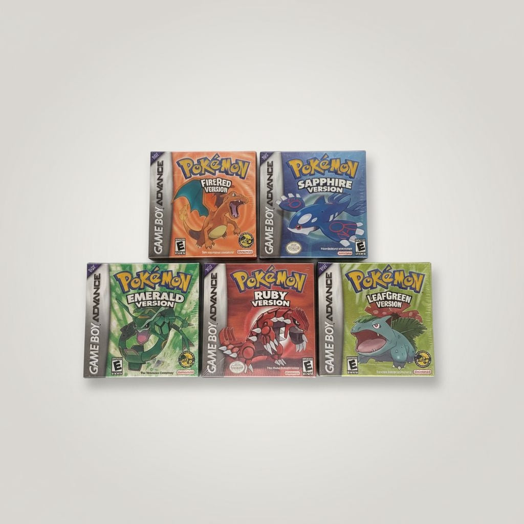 Pokemon GBA Game Bundle: Ruby, Sapphire, FireRed, LeafGreen, and Emerald – photo 22 of 40