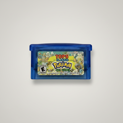 Pokemon 5 in 1 Compilation Cartridge for Gameboy Advance – front view