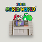 Super Mario World for SNES Cartridge – front view