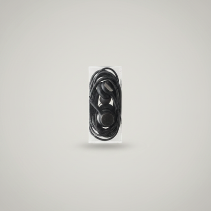 Braided Wired Earphones with Microphone - 3.5mm Jack - Black – photo 2 of 3