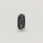 Braided Wired Earphones with Microphone - 3.5mm Jack - Black – front view