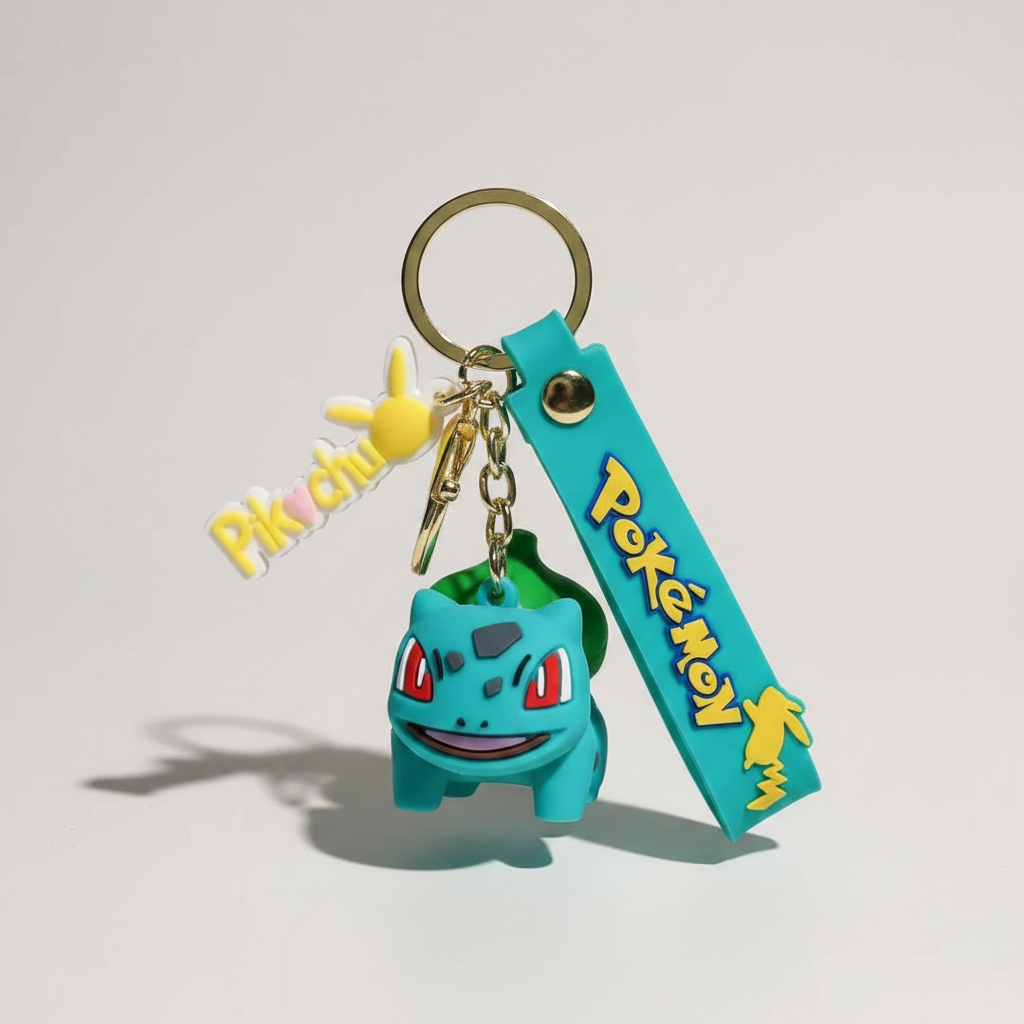 Pokémon Character Keychain 5-Piece Set: Gengar, Charmander, Bulbasaur – photo 5 of 12