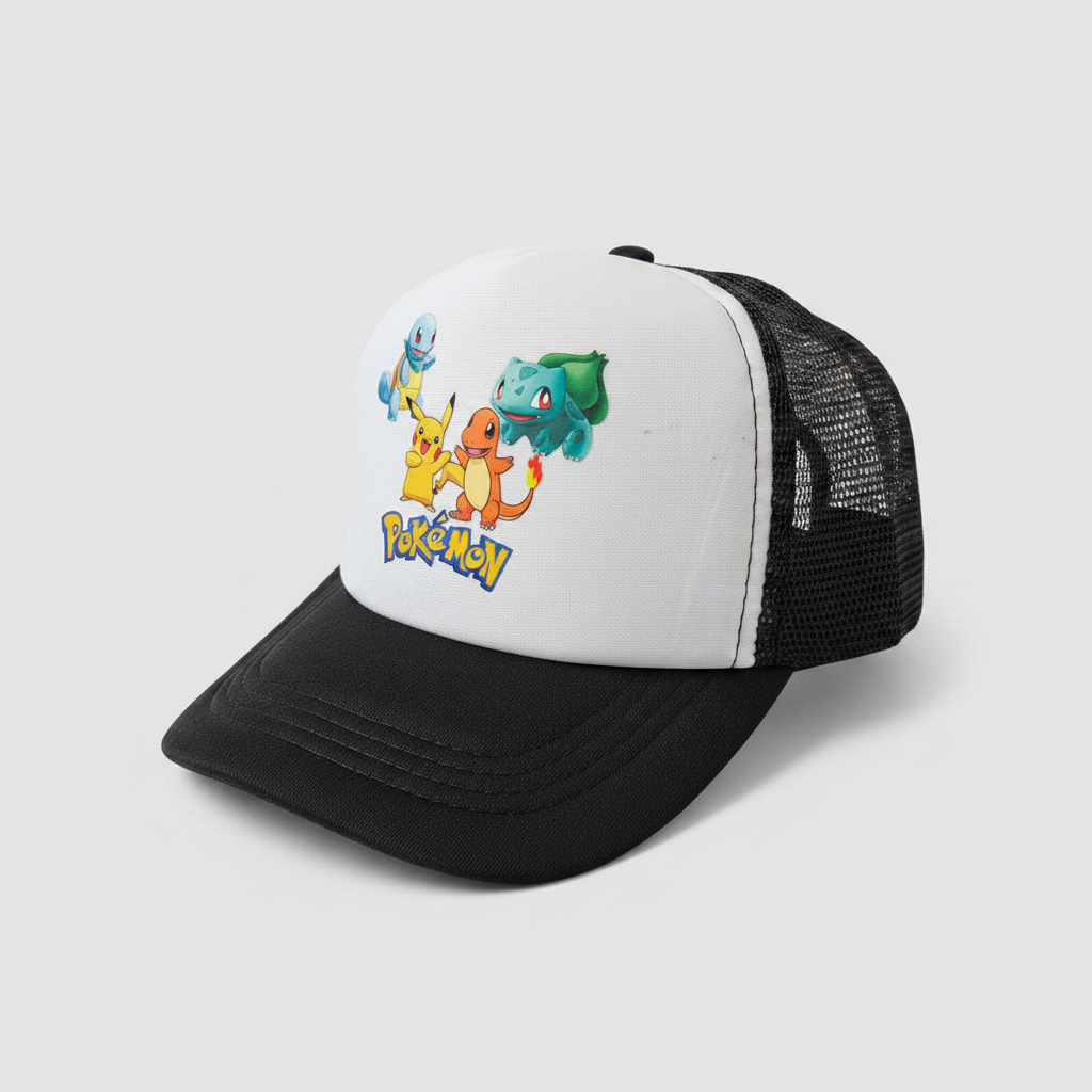 Pokémon Starters & Pikachu Mesh Trucker Hat Cap – photo 3 of 4
