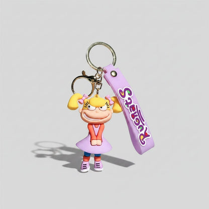 Rugrats Character Keychain 3-Piece Set Angelica Tommy Chuckie – photo 3 of 5