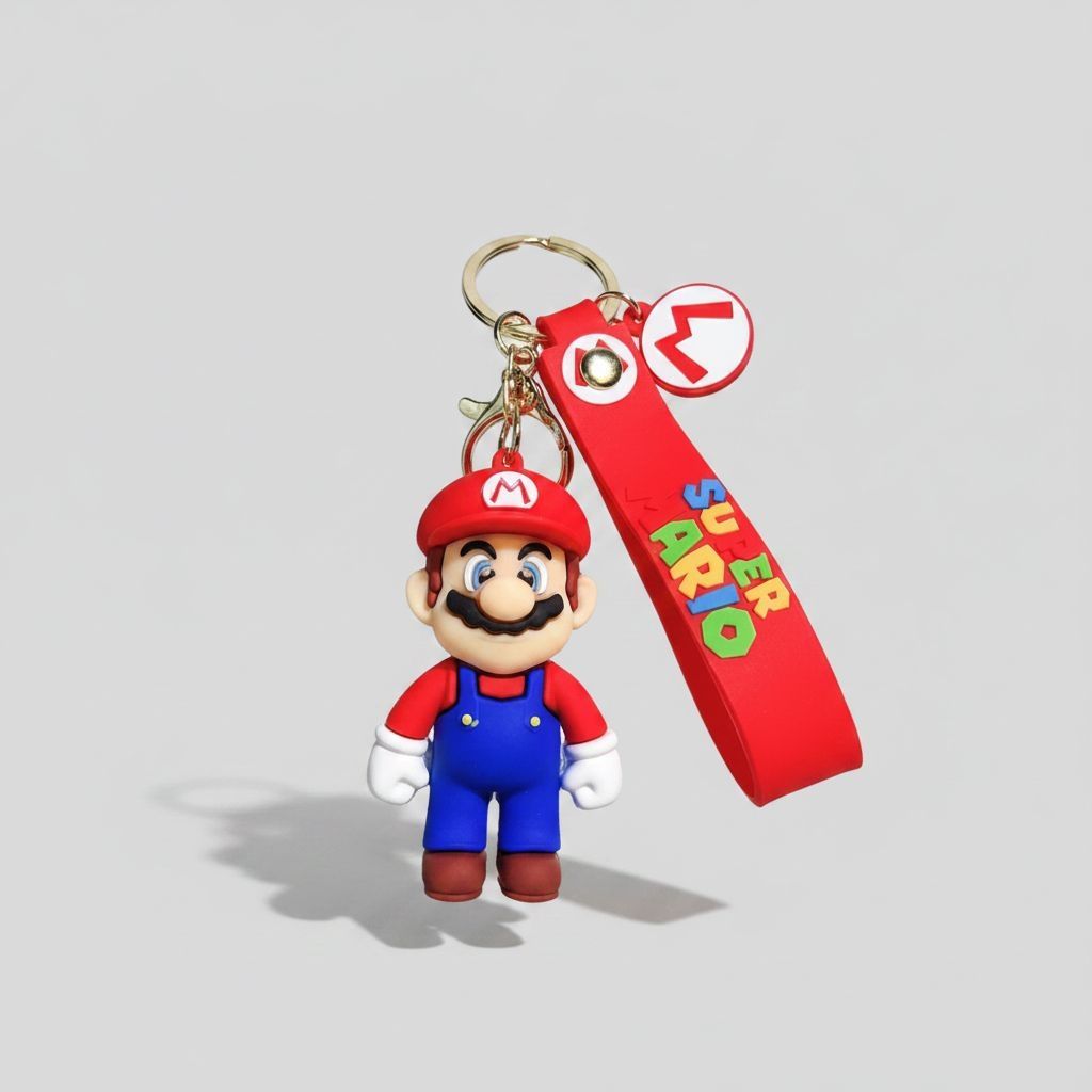Super Mario Bros. Mario, Luigi, and Yoshi Character Keychain Set – photo 4 of 4