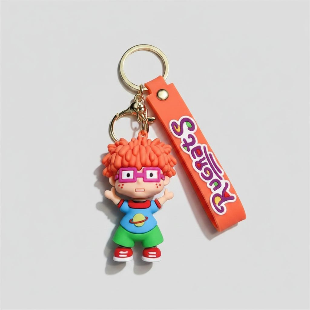 Rugrats Character Keychain 3-Piece Set Angelica Tommy Chuckie – photo 4 of 5