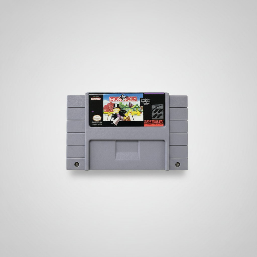 Monopoly for Super Nintendo SNES – front view