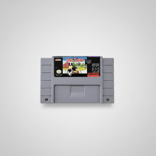Monopoly for Super Nintendo SNES – front view