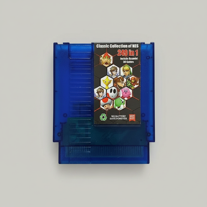 NES 249-in-1 Multi Game Cartridge for Nintendo Entertainment System – front view