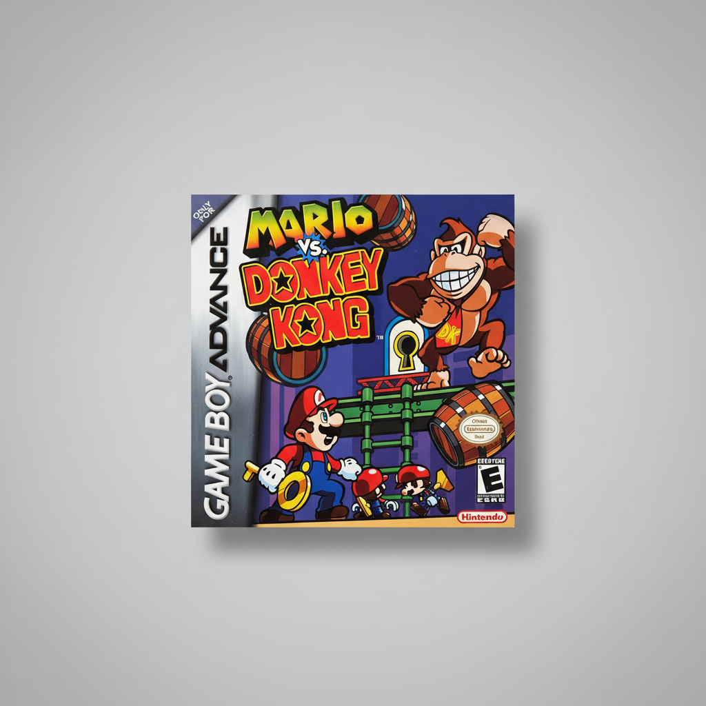 Mario vs Donkey Kong for Gameboy Advance – front view