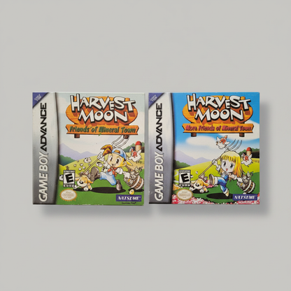 Harvest Moon Friends and More Friends of Mineral Town GBA Collection – front view