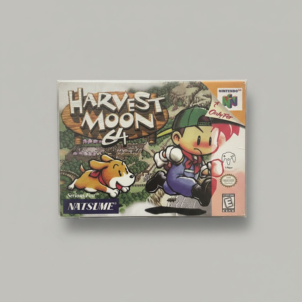 Harvest Moon for Nintendo 64 – front view