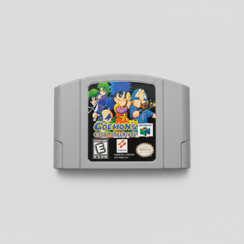 Goemon's Great Adventure for Nintendo 64 – front view