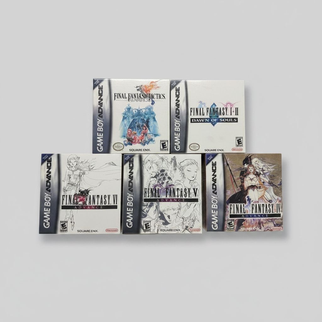 Final Fantasy GBA Game Collection – front view