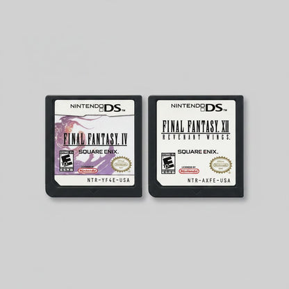 Final Fantasy IV and Final Fantasy XII for Nintendo DS – front view