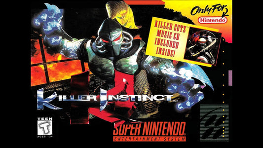 Killer Instinct for Super Nintendo SNES - New Condition Cartridge – front view