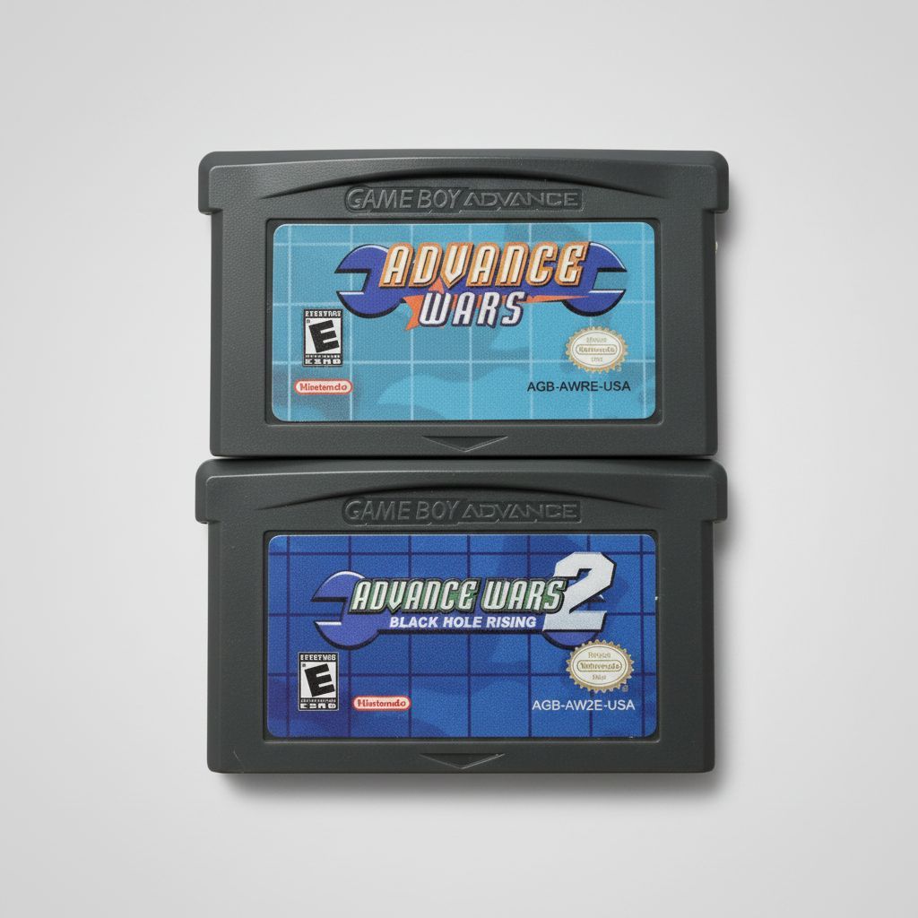 Advance Wars 1 and 2 for Gameboy Advance – front view