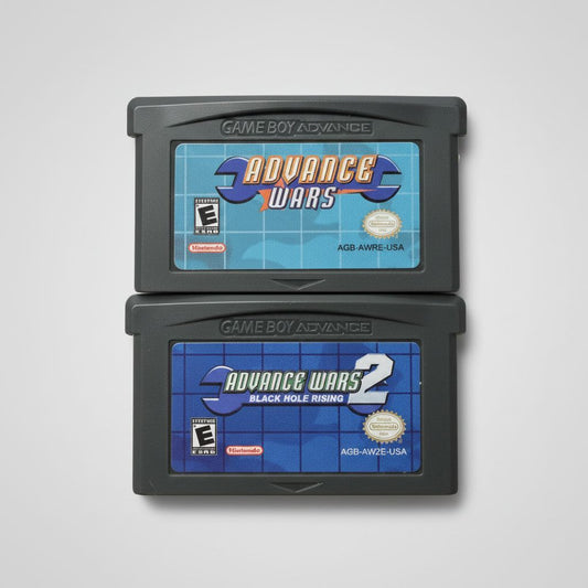 Advance Wars 1 and 2 for Gameboy Advance – front view