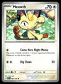 Pokémon TCG Meowth 052/165 Scarlet & Violet 151 Near Mint – front view