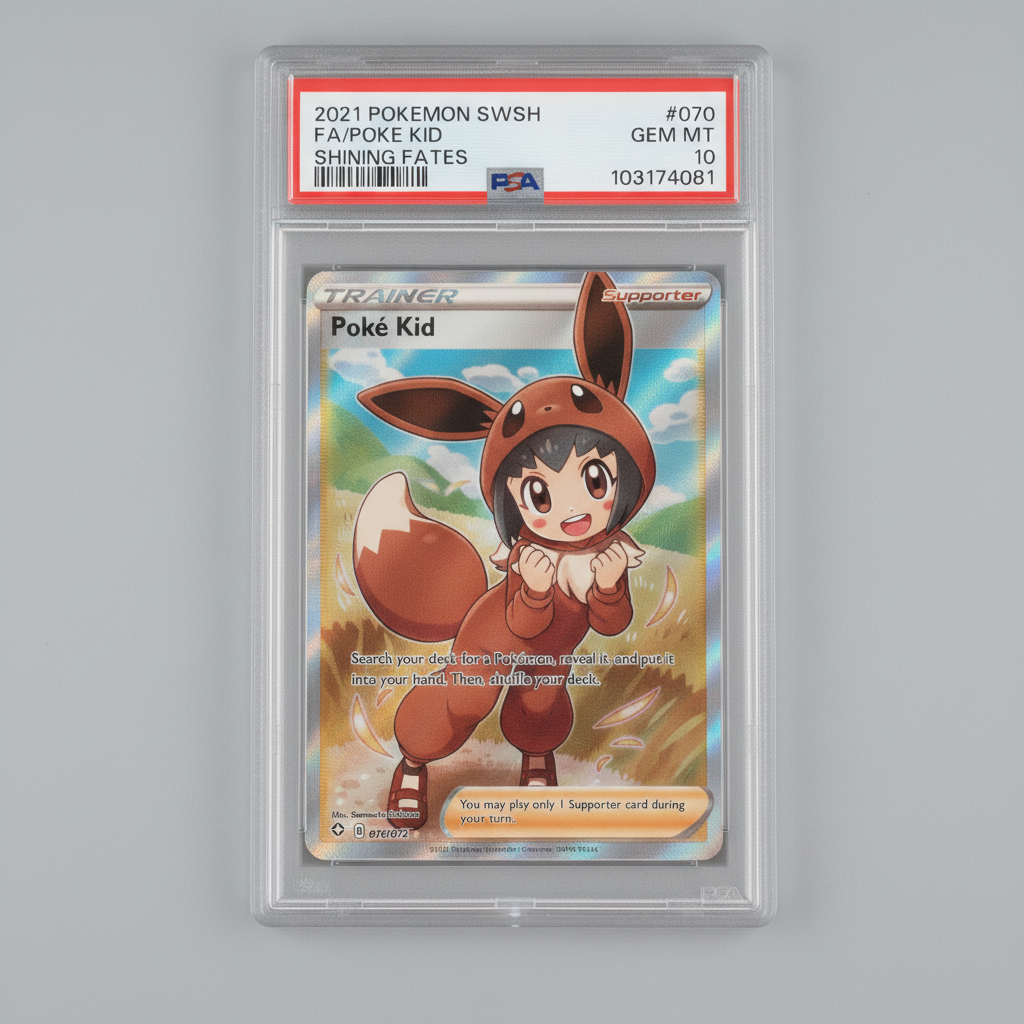 Poké Kid 070/072 2021 Pokémon SWSH Shining Fates PSA 10 Gem Mint – photo 2 of 3