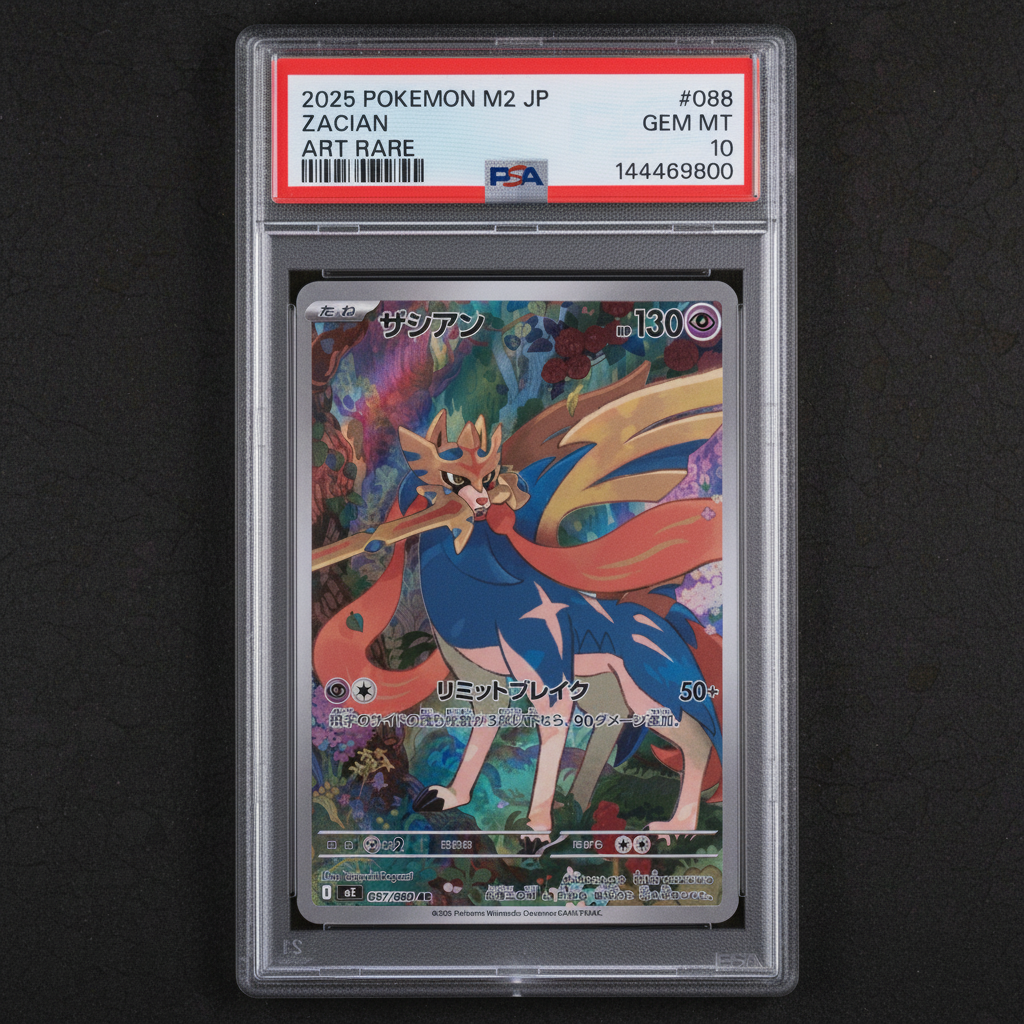 Zacian 087/080 AR 2025 Pokémon JP M2 Inferno X PSA 10 Gem Mint – photo 2 of 3