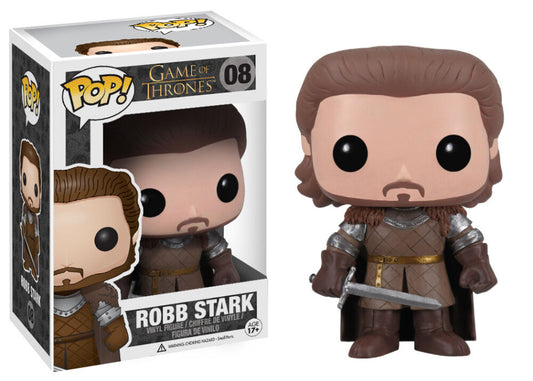 Funko Pop! Game of Thrones: Robb Stark #08 Vinyl Figure – front view