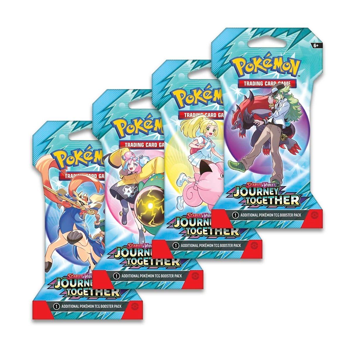 Pokémon TCG: Scarlet & Violet Journey Together Sleeved Booster Pack – front view