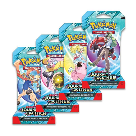 Pokémon TCG: Scarlet & Violet Journey Together Sleeved Booster Pack – front view