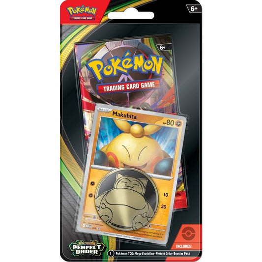 Pokémon TCG Mega Evolution Perfect Order 1-Pack Checklane Blister – front view