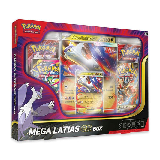 Pokémon TCG Mega Latias EX Box Trading Card Set – front view