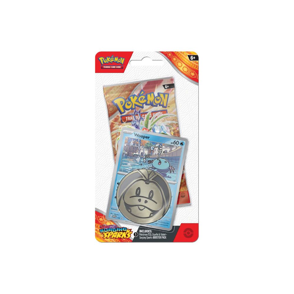 Pokémon TCG: Scarlet & Violet Surging Sparks Checklane Blister Pack – front view