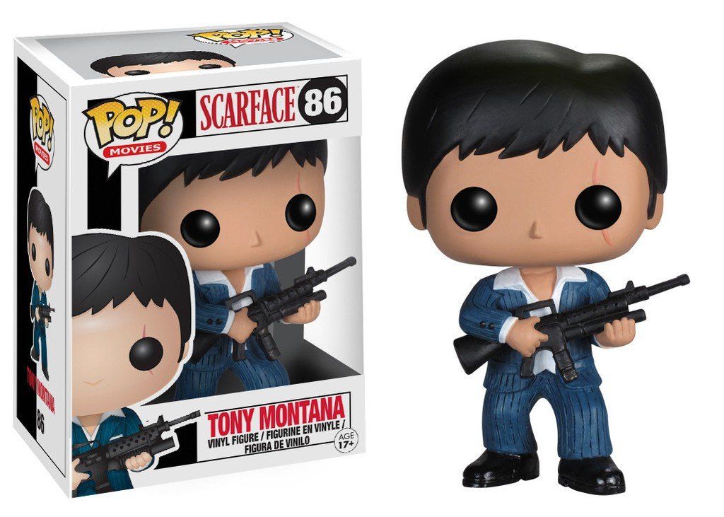 Funko Pop! Movies Tony Montana #86 Scarface Vinyl Figure – front view