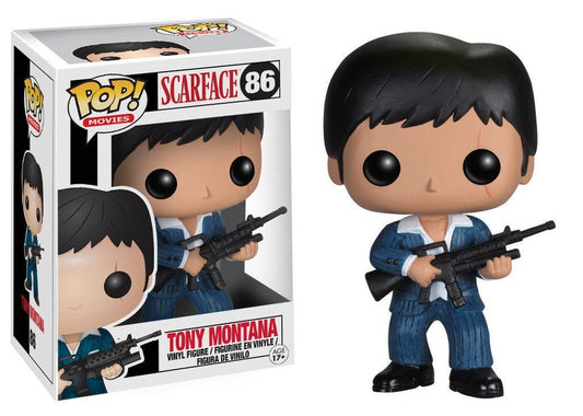 Funko Pop! Movies Tony Montana #86 Scarface Vinyl Figure – front view
