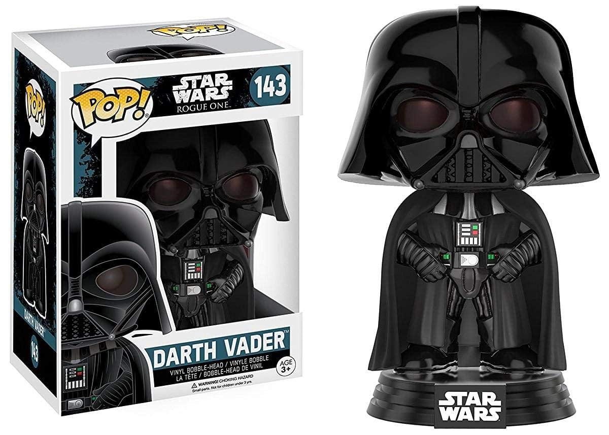 Funko Pop! Star Wars Darth Vader #143 Imperial Red Vinyl Figure – front view