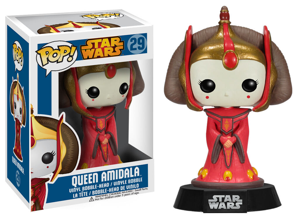 Funko Pop Star Wars Queen Amidala 29 Naboo Royal Attire Vinyl Figure – front view