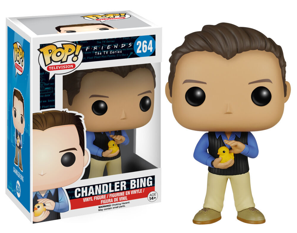 Funko Pop! Television Chandler Bing with Chick #264 Vinyl Figure – front view