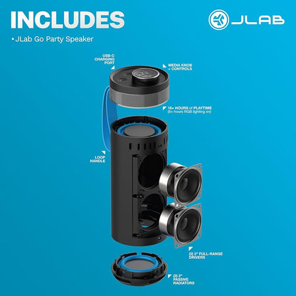 JLab Go Party Speaker Portable Bluetooth Speaker Brand New – photo 2 of 2