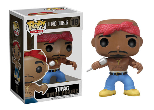 Funko Pop! Rocks: Tupac Shakur #19 Vinyl Figure – front view