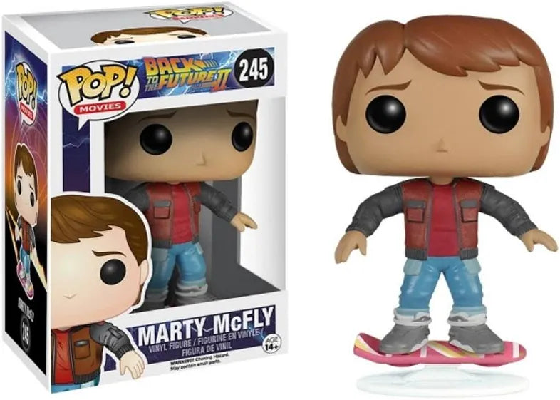 Funko Pop! Back to the Future 2 Marty McFly with Hoverboard #245 – front view