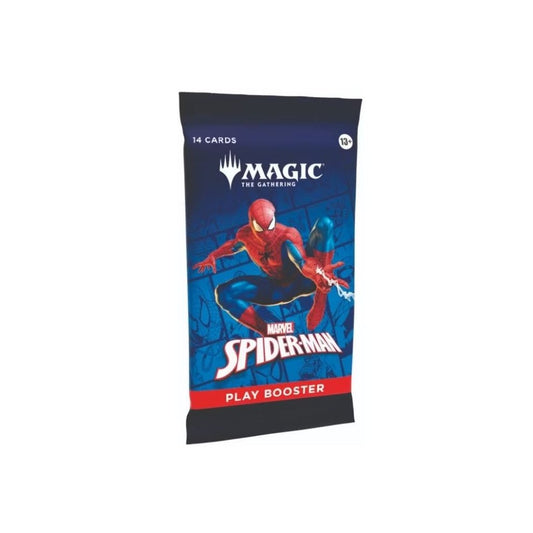 Magic: The Gathering Marvel Spider-Man Play Booster Pack Sealed – front view