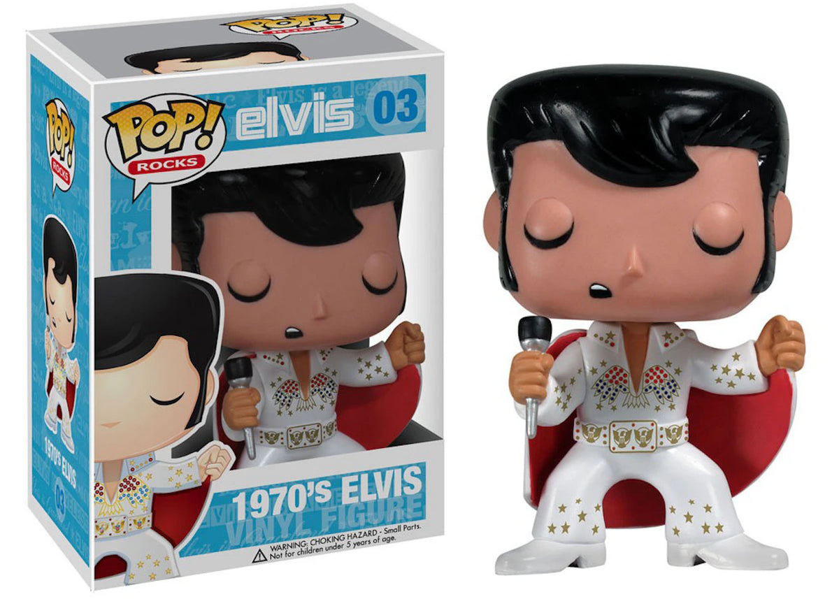 Funko Pop! Rocks: 1970's Elvis Presley #03 Vinyl Figure – front view